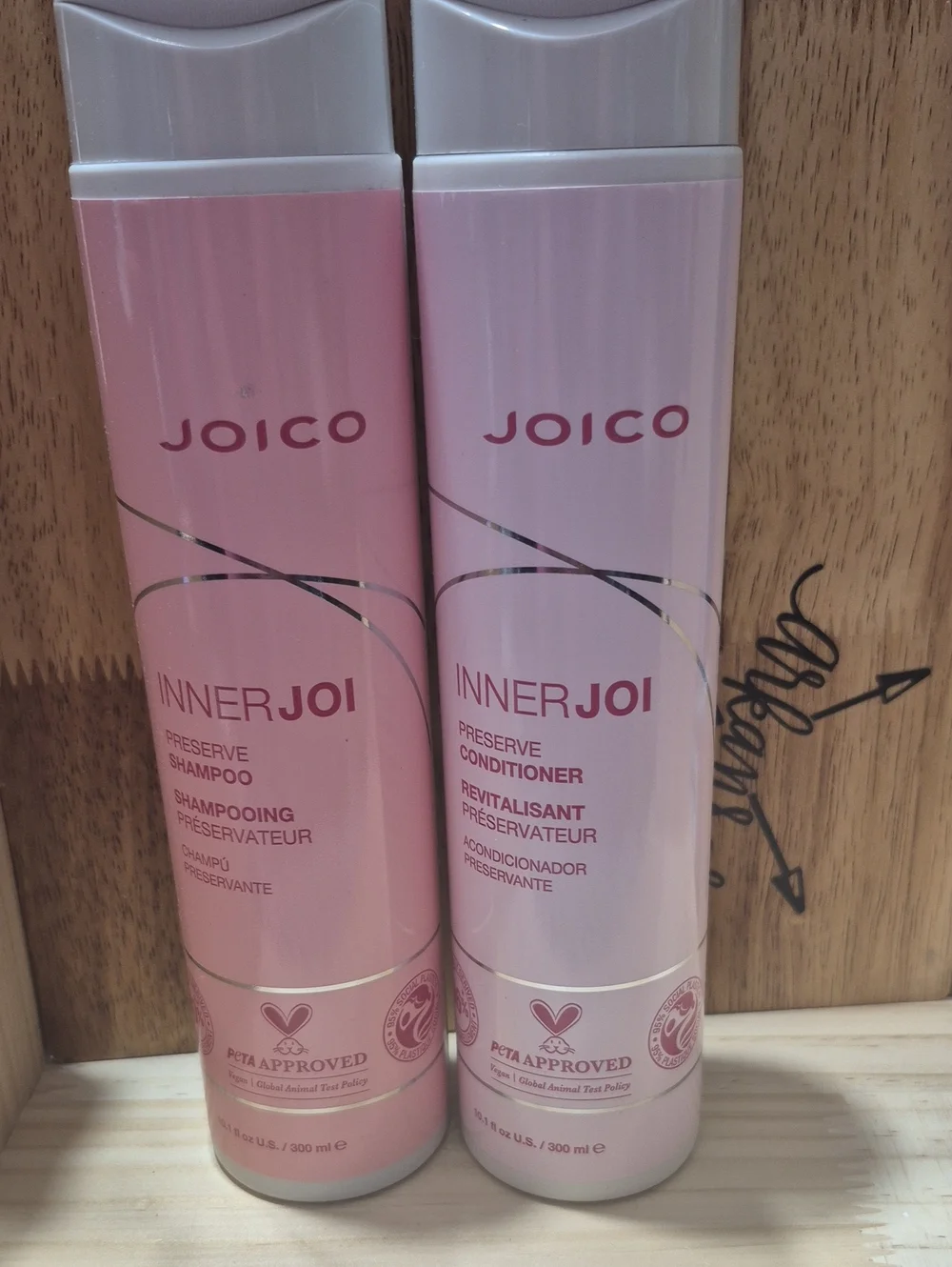 Joico Inner Joi Preserve Shampoo & Conditioner Duo - light pink
